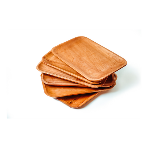 Pack 6 platos rectangular asado (20x30 cm)
